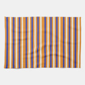 Blauw Oranje tapkeukenhanddoek Theedoek (Horizontaal)