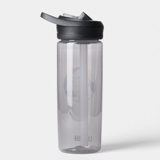 blauw oranje volleybalteam kleuren atleet naam waterfles (Rechts)