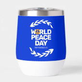 Blauw Oranje Vredesdag Vredesbord (Voorkant)