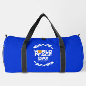 Blauw Oranje Vredesdag Vredesbord Plunjezak (Achterkant)