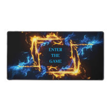 Blauw Oranje Vuur Portaal Elementaire Magie Gaming