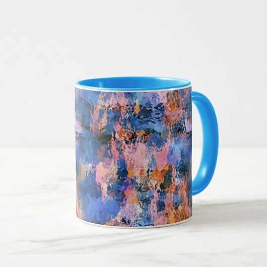 Blauw & Oranje waterabstractie Mok (Voorkant rechts)