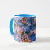 Blauw & Oranje waterabstractie Mok (Voorkant links)