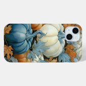 BLAUW ORANJE WITTE HERFST HERFSTPOMPOENEN Case-Mate iPhone CASE (Achterkant (horizontaal))