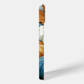 BLAUW ORANJE WITTE HERFST HERFSTPOMPOENEN Case-Mate iPhone CASE (Achterkant / Rechts)