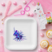 Blauw orchidee Bord (Feest)