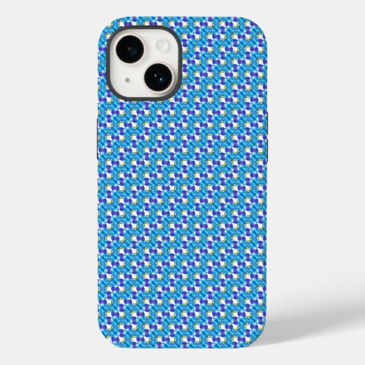 Blauw orchideeën Case-Mate iPhone case (Achterkant)