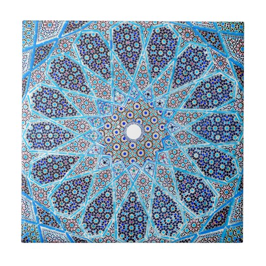 Blauw Oriënt Tegeltje (Voorkant)