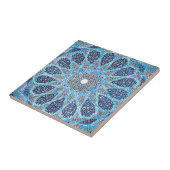 Blauw Oriënt Tegeltje (Zijkant)