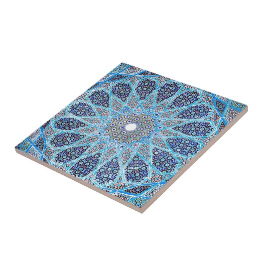 Blauw Oriënt Tegeltje (Zijkant)