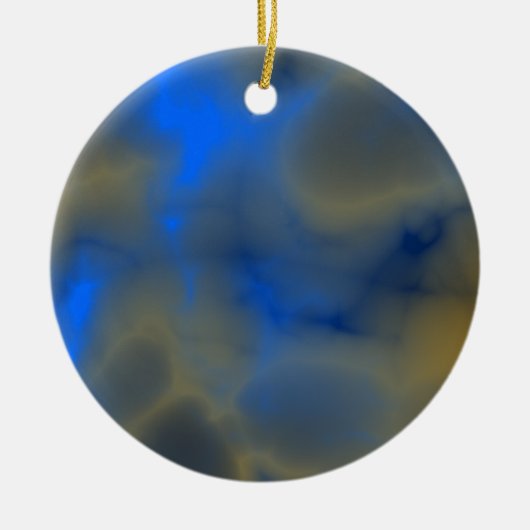 blauw ornament met wolken (Voorkant)