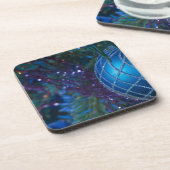 Blauw Ornament Onderzetter (Linkerzijde)