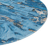  blauw: oude houten textuur snijplank (Hoek)