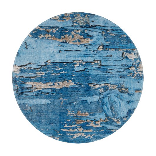 blauw: oude houten textuur snijplank (Voorkant)