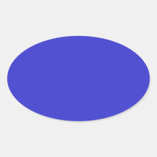 Blauw Ovale Sticker