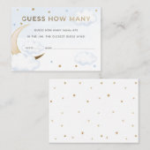 Blauw over de Maan Raad eens hoeveel Snoepjes er K Informatiekaartje (Voorkant / Achterkant)