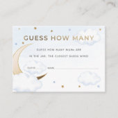 Blauw over de Maan Raad eens hoeveel Snoepjes er K Informatiekaartje (Voorkant)