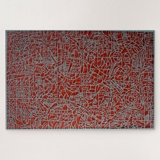 blauw over rood legpuzzel (Horizontaal)