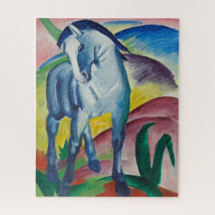 Blauw Paard Franz Marc Schilderij Legpuzzel
