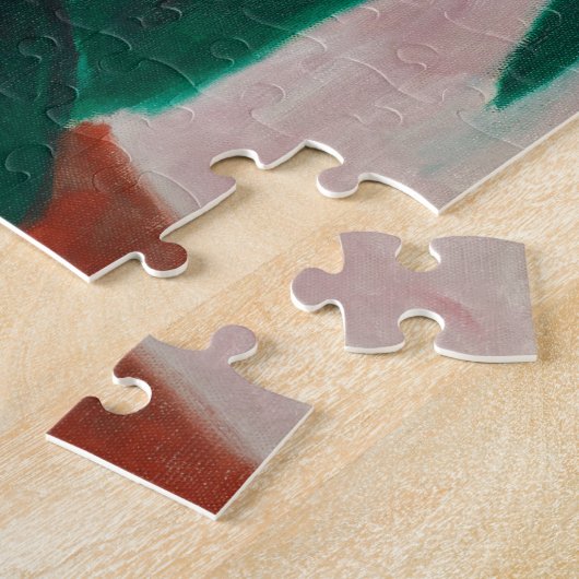 Blauw Paard Franz Marc Schilderij Legpuzzel (Zijkant)