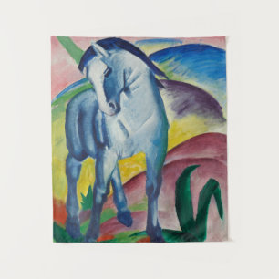 Blauw Paard Franz Marc Schilderij Wandkleed