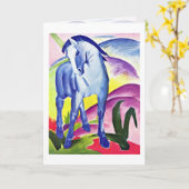 Blauw Paard I door Franz Marc Kaart (Gele Bloem)
