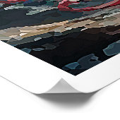 BLAUW PAARD POSTER (Hoek)