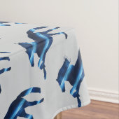 Blauw Paard Tafelkleed (Voorbeeld)