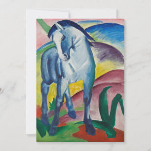 Blauw Paard van Franz Marc, Vintage Fine Art