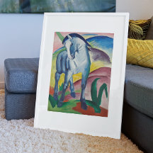 Blauw paard van Franz Marc, Vintage Fine Art