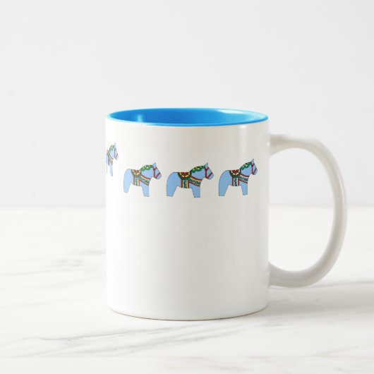 Blauw Paarden Mok (Rechts)