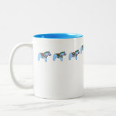 Blauw Paarden Mok (Links)