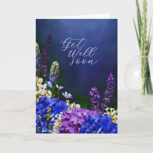 Blauw & Paars Bloemstuk Tuin Snel Beter Kaart