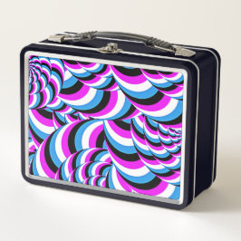 Blauw Paars buisvormig ontwerp