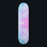 Blauw Paars deeg Persoonlijk Skateboard<br><div class="desc">pastelstrookje</div>