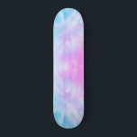 Blauw Paars deeg Persoonlijk Skateboard<br><div class="desc">pastelstrookje</div>