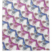 Blauw-, Paars- en goudzeeduivel Douchegordijn (Voorkant)