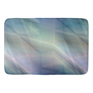 blauw paars en groen abstract badmat
