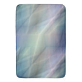 blauw paars en groen abstract badmat (Voorkant Verticaal)