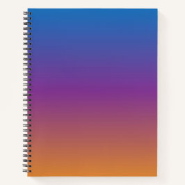 Blauw, Paars en Oranje Verlopen Notitieboek