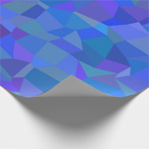Blauw Paars geometrisch Gift All Occasion