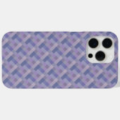 Blauw Paars Geweven Geometrisch Patroon Case-Mate iPhone Case (Achterkant (horizontaal))