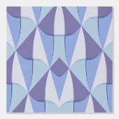 blauw paars ontwerp behang (Voorkant)