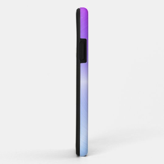 Blauw Paars Radiaal metaal | Aangepaste iPhone-dra Case-Mate iPhone Case (Achterkant/rechts)