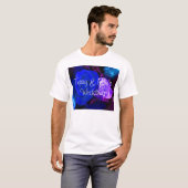 Blauw Paars Roos T-shirt (Voorkant volledig)