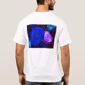 Blauw Paars Roos T-shirt (Achterkant)