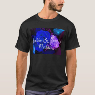 Blauw Paars Roos T-shirt