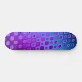 Blauw Paars rotonpatroon Persoonlijk Skateboard (Horizontaal)