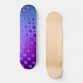 Blauw Paars rotonpatroon Persoonlijk Skateboard (Voorkant)