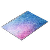 Blauw Paars Roze Geblend Notitieboek (Linkerzijde)